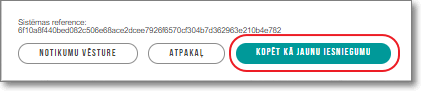 Attēls. Noraidīta iesnieguma %22Būvdarbu pabeigšana ar atzīmi paskaidrojuma rakstā vai apliecinājuma kartē%22 kopēšana.