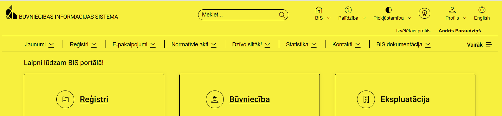 Attēls. Kontrasts-dzeltens fons, melns saturs