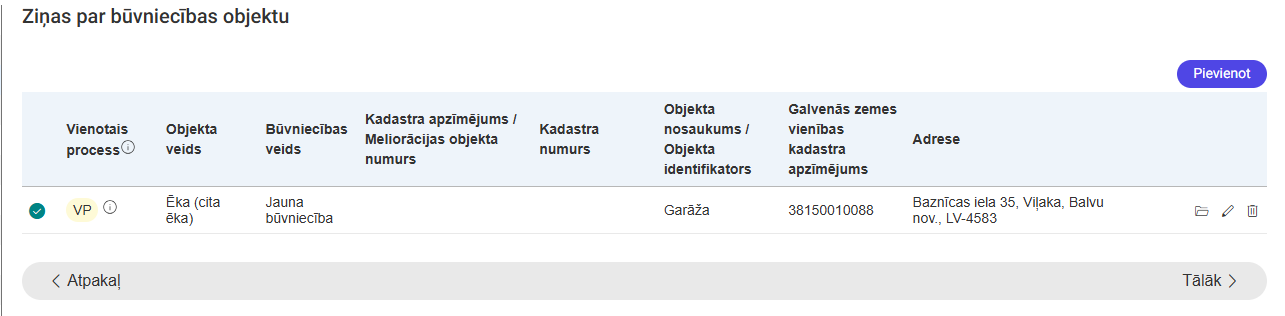 Attēls. Viena raksta bloks skatīšanās režīmā.