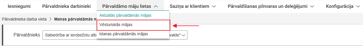 Attēls. Atvērt vēsturisko pārvaldāmo māju sarakstu.