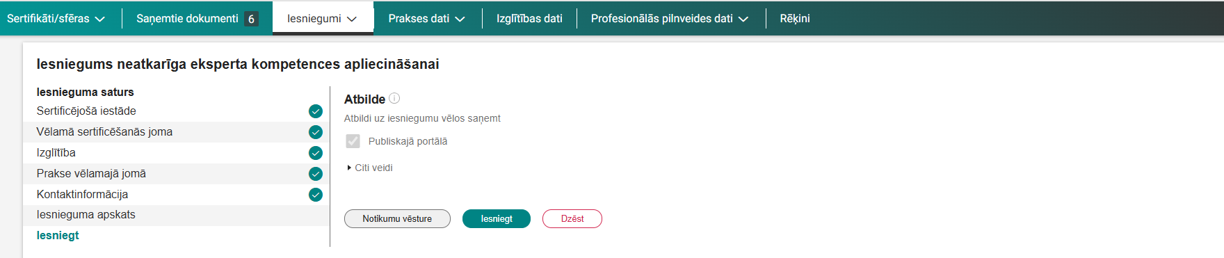 Attēls. Solis %22Iesniegt%22.