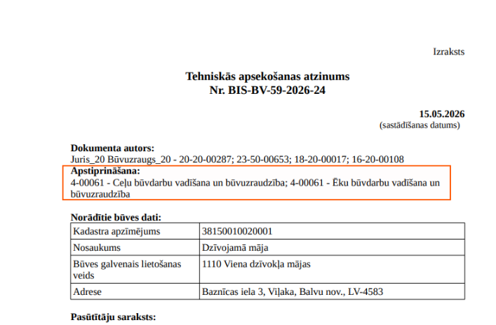 Attēls. Izdrukā apstiprināšanas informācija.