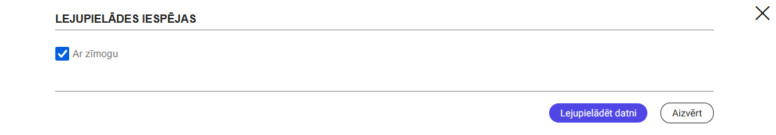 Attēls. Datnes veidošana ar laika zīmogu.