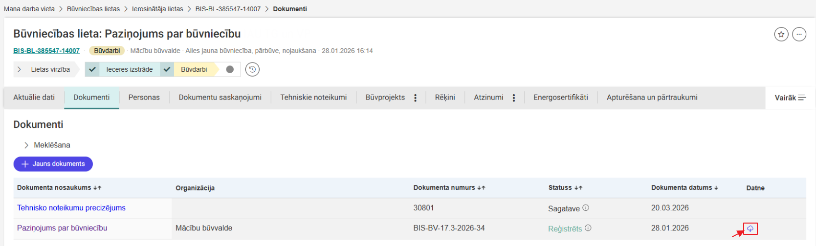 Attēls. Datnes lejupielādes ikona.
