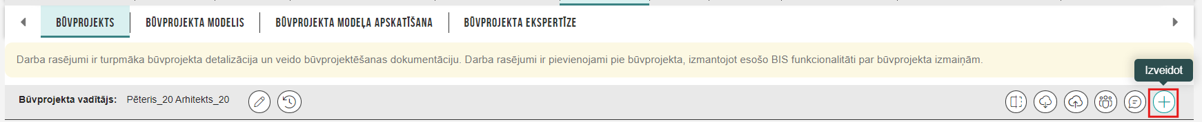 Attēls. Ikona %22Izveidot%22.