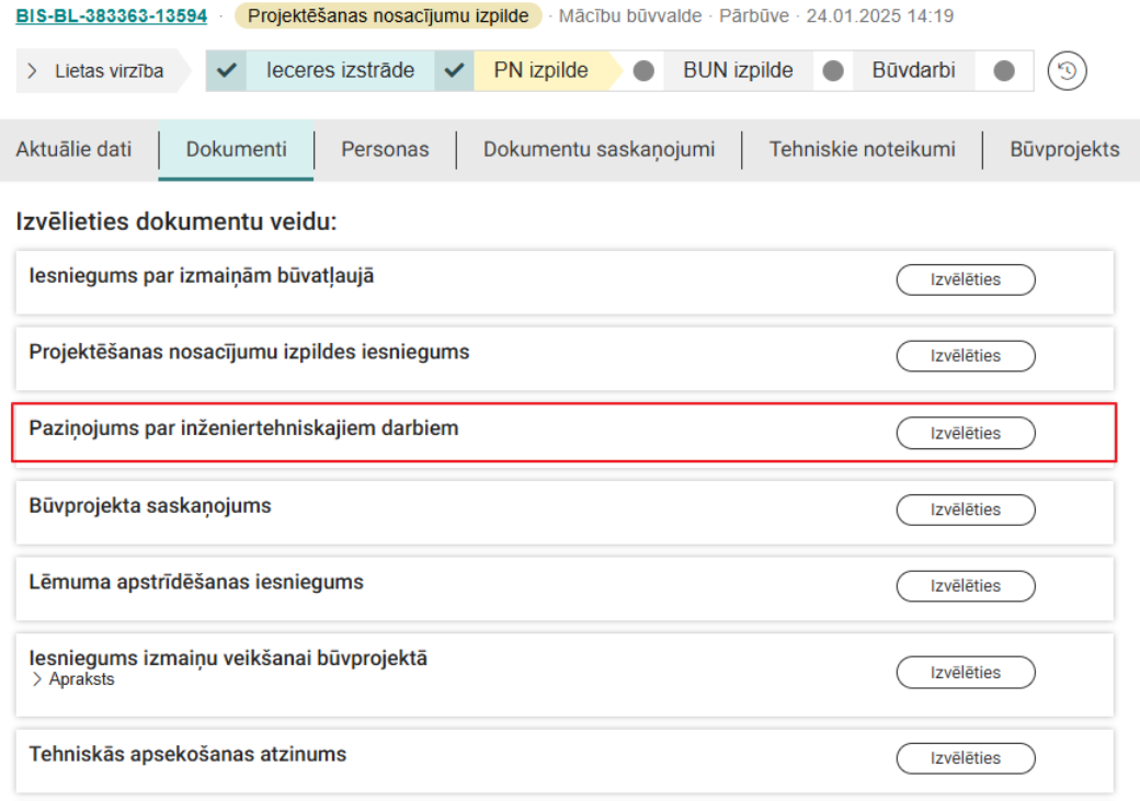 Attēls. Uzsākt veidot jaunu dokumentu.