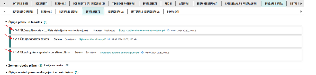 Attēls. Aktuālais būvprojekts.