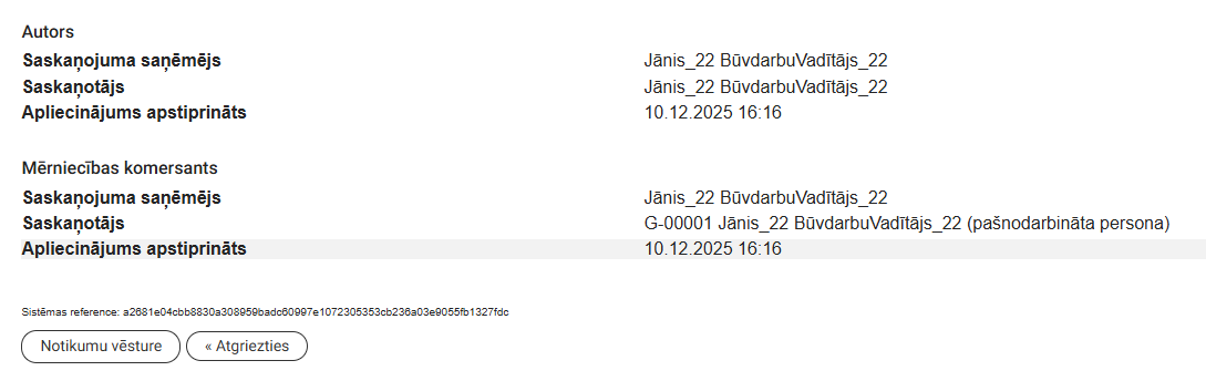 Attēls. Saskaņojums ar vienu piegājienu.