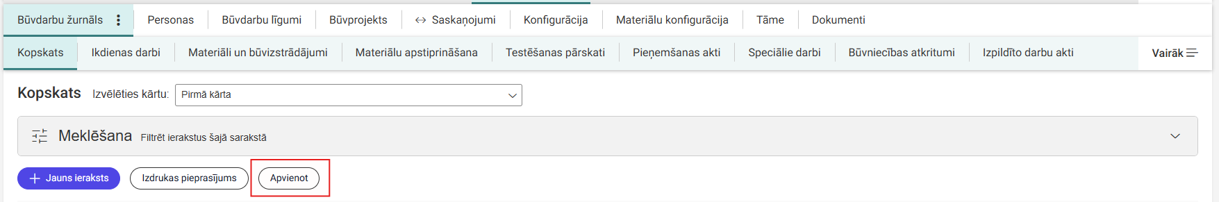 Attēls. Poga “Apvienot”.