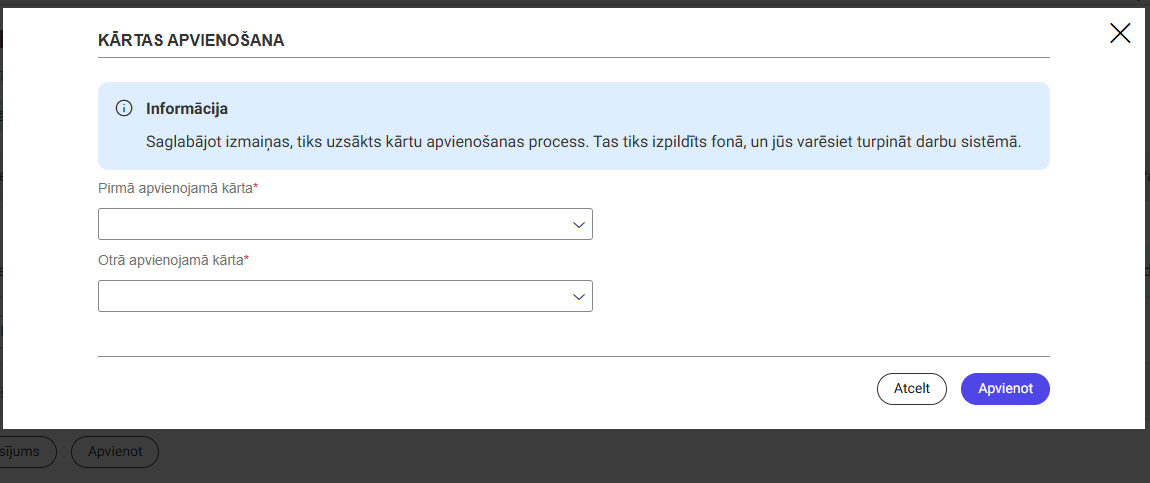 Attēls. Kārtas apvienošanas logs.
