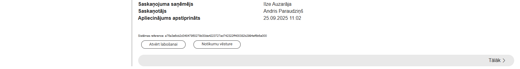 Attēls. Solis %22Iesnieguma apskats%22.