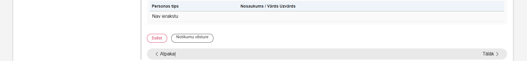 Attēls. Iesniegums par būves neesību bez būvniecības lietas - solis %22Iesnieguma apskats%22.