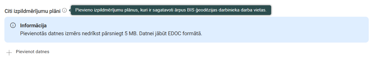 Attēls. Citi izpildmērījumu plāni