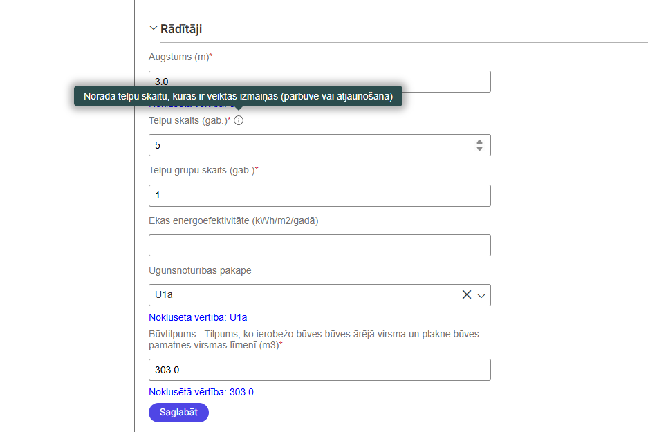 Attēls. Skaidrojums par “Telpu skaits”.