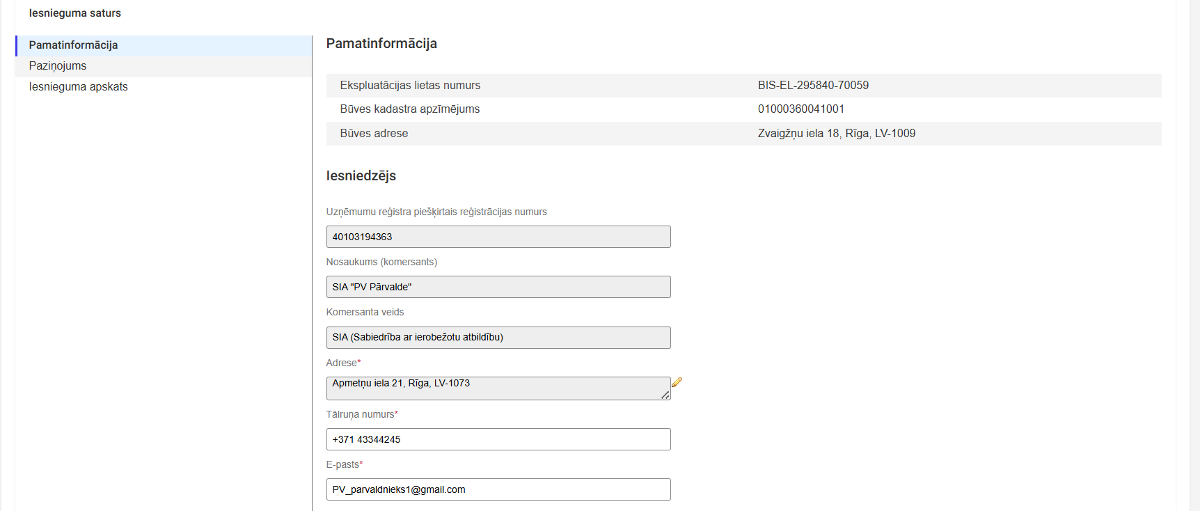 Attēls. Solis %22Pamatinformācija%22.