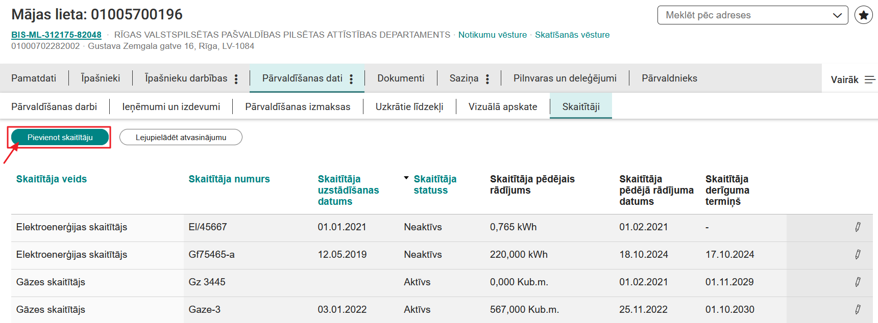 Attēls. Pievienot skaitītāju.