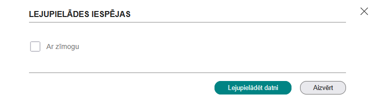 Attēls. Protokola izdrukas lejupielāde.