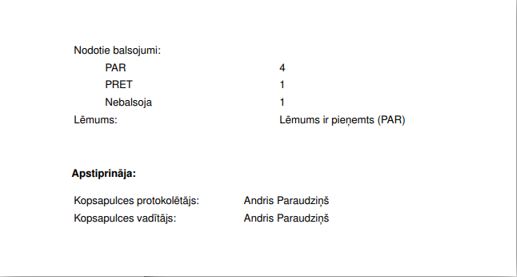 Attēls. Protokola izdrukas paraugs.