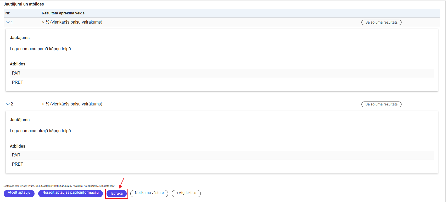 Attēls. Uzsākt veidot izdruku.