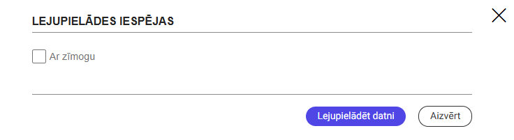 Attēls. Protokola izdrukas lejupielāde.
