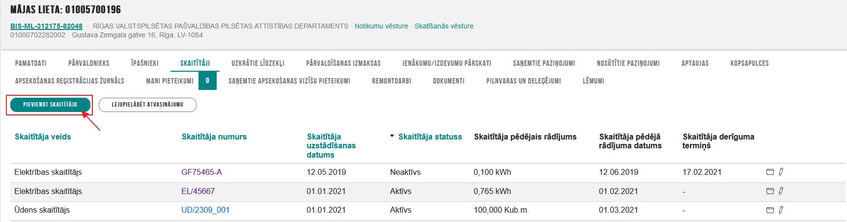 Attēls. Pievienot skaitītāju.