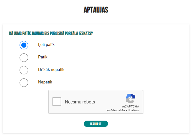 Attēls. Aptauja.